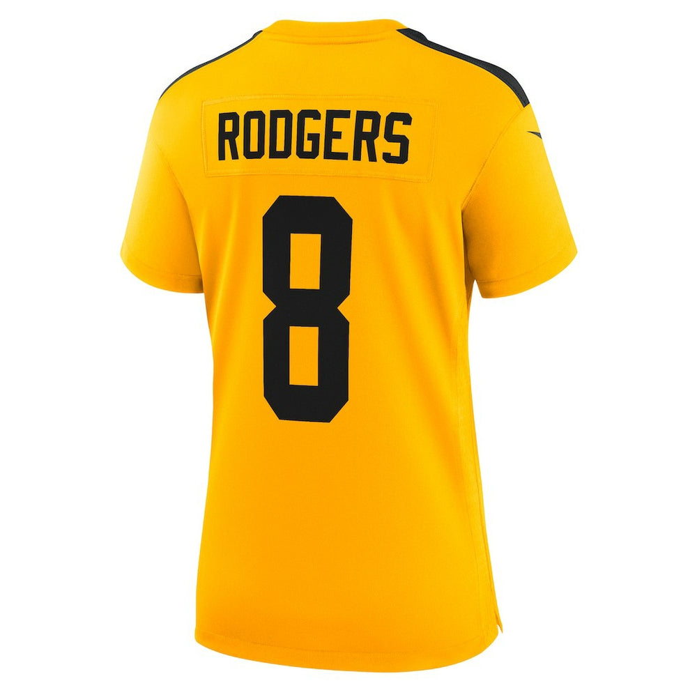 Nike Aaron Rodgers Pittsburgh Steelers Women's Alternate 1933 Throwback Game Jersey Gold