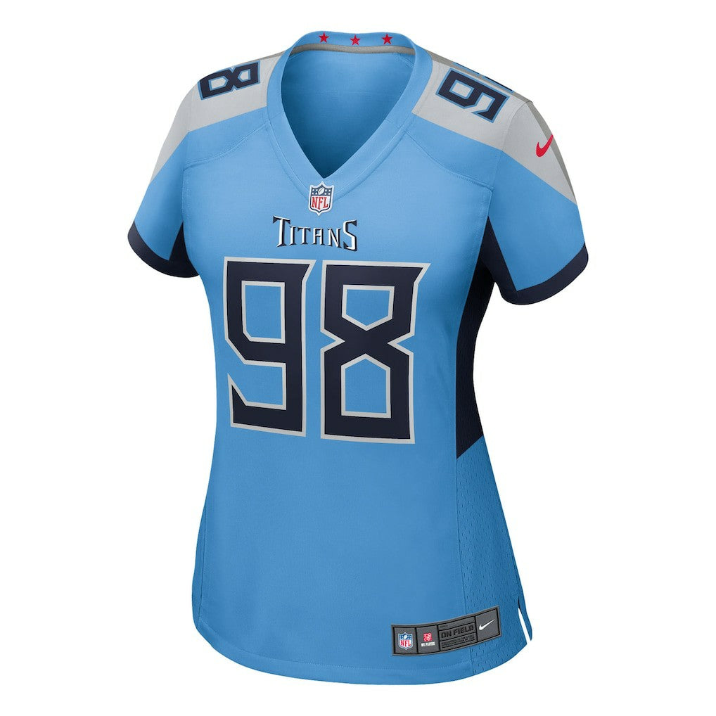 Nike Jeffery Simmons Tennessee Titans Women's Team Game Jersey Light Blue