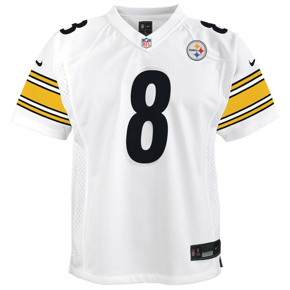 Nike Aaron Rodgers Pittsburgh Steelers Youth Game Jersey – White