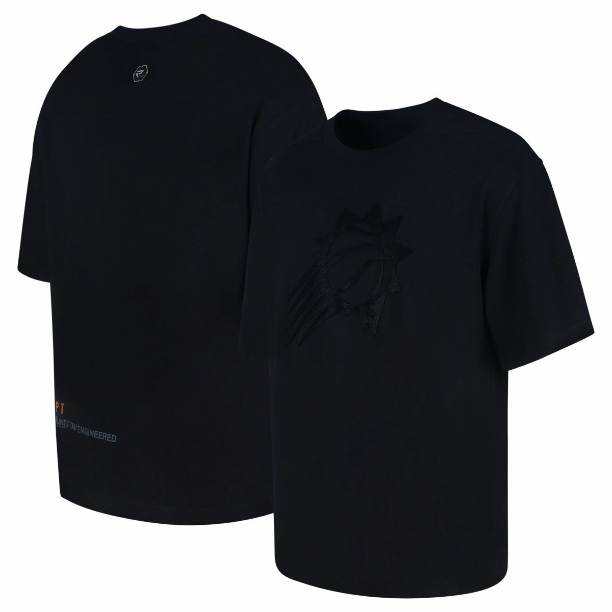 Phoenix Suns Protege Eco-Poly Interlock Fashion Tonal T-Shirt Black