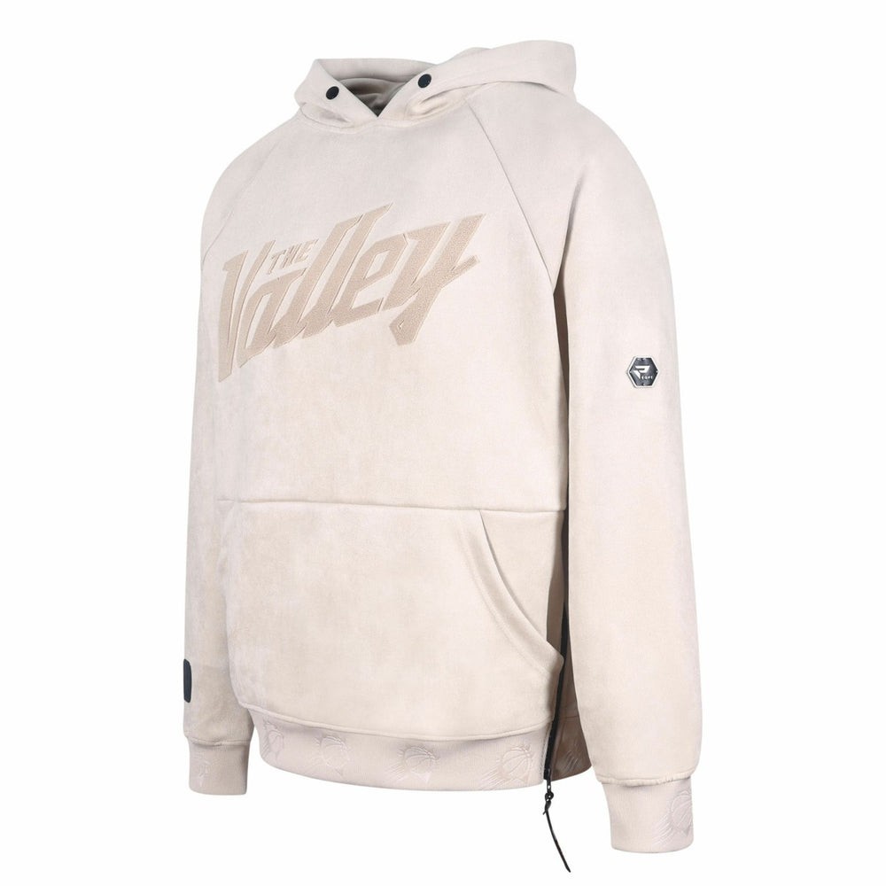 Phoenix Suns Protege Eco-Friendly Functional Suede Fashion Tonal Hoodie Cream