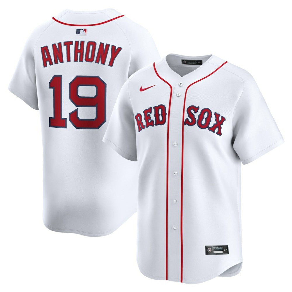 Roman Anthony Boston Red Sox Nike Home Limited Player Jersey - White - Nike Lifestyle