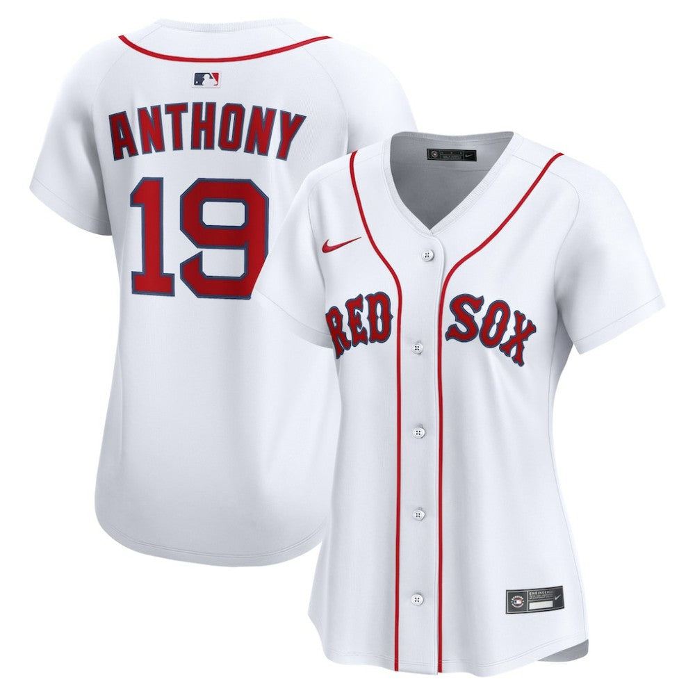 Roman Anthony Boston Red Sox Nike Women's Home Limited Player Jersey - White - Nike Discount