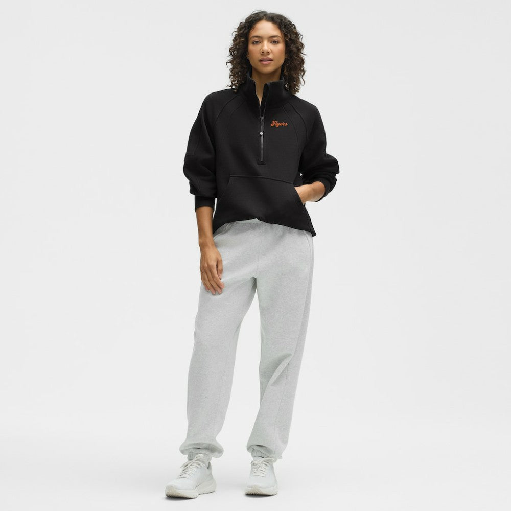 Philadelphia Flyers lululemon Women's Long Scuba Oversized Half-Zip Funnel Neck - Black - NHL 203201166