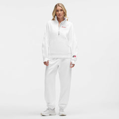 Carolina Hurricanes lululemon Women's Long Scuba Oversized Half-Zip Funnel Neck - White - NHL 203201179