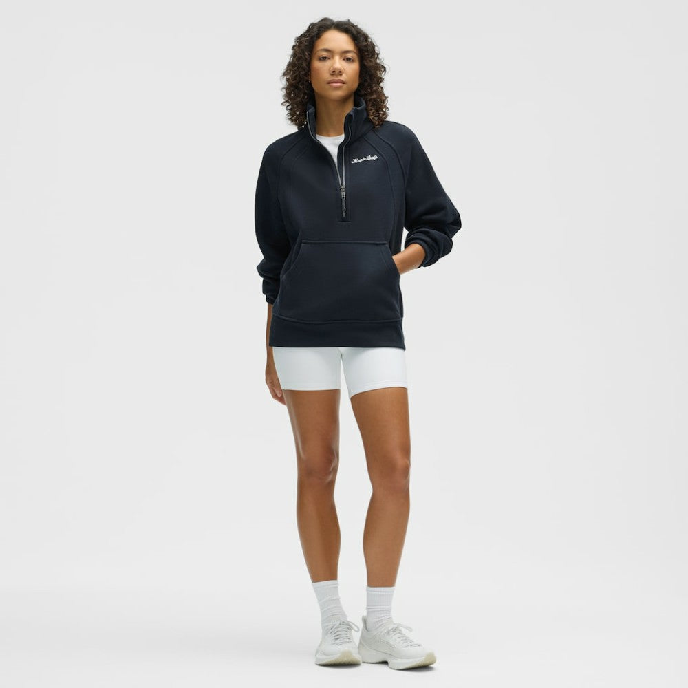 Toronto Maple Leafs lululemon Women's Long Scuba Oversized Half-Zip Funnel Neck - True Navy - NHL 203201196