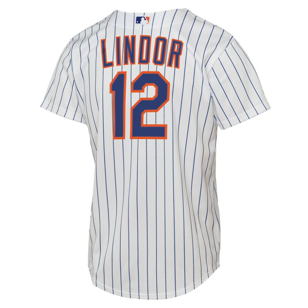 Francisco Lindor New York Mets Nike Youth Home Replica Player Jersey - White - Nike Online