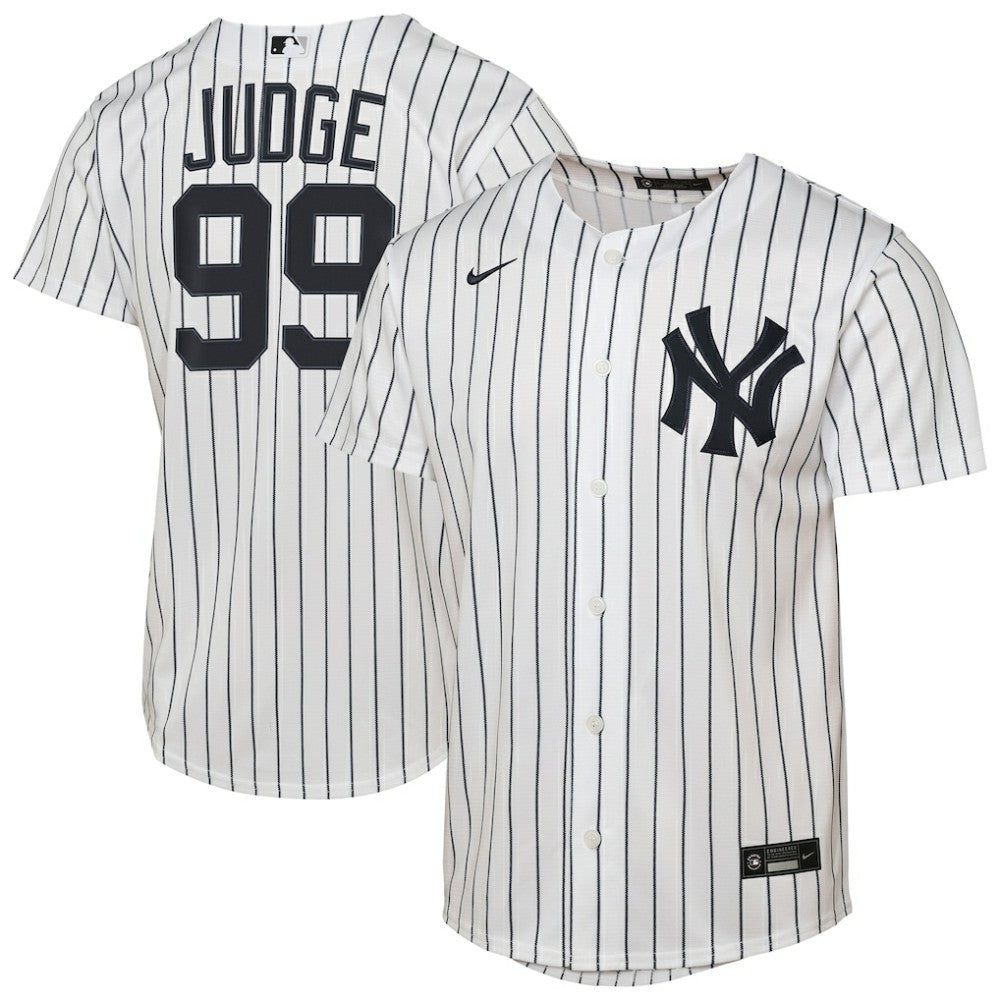 Aaron Judge New York Yankees Nike Youth Home Replica Player Jersey - White - Nike Lifestyle