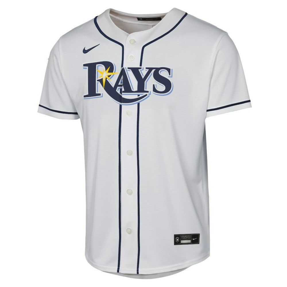 Junior Caminero Tampa Bay Rays Nike Youth Home Replica Player Jersey - White - Nike Discount
