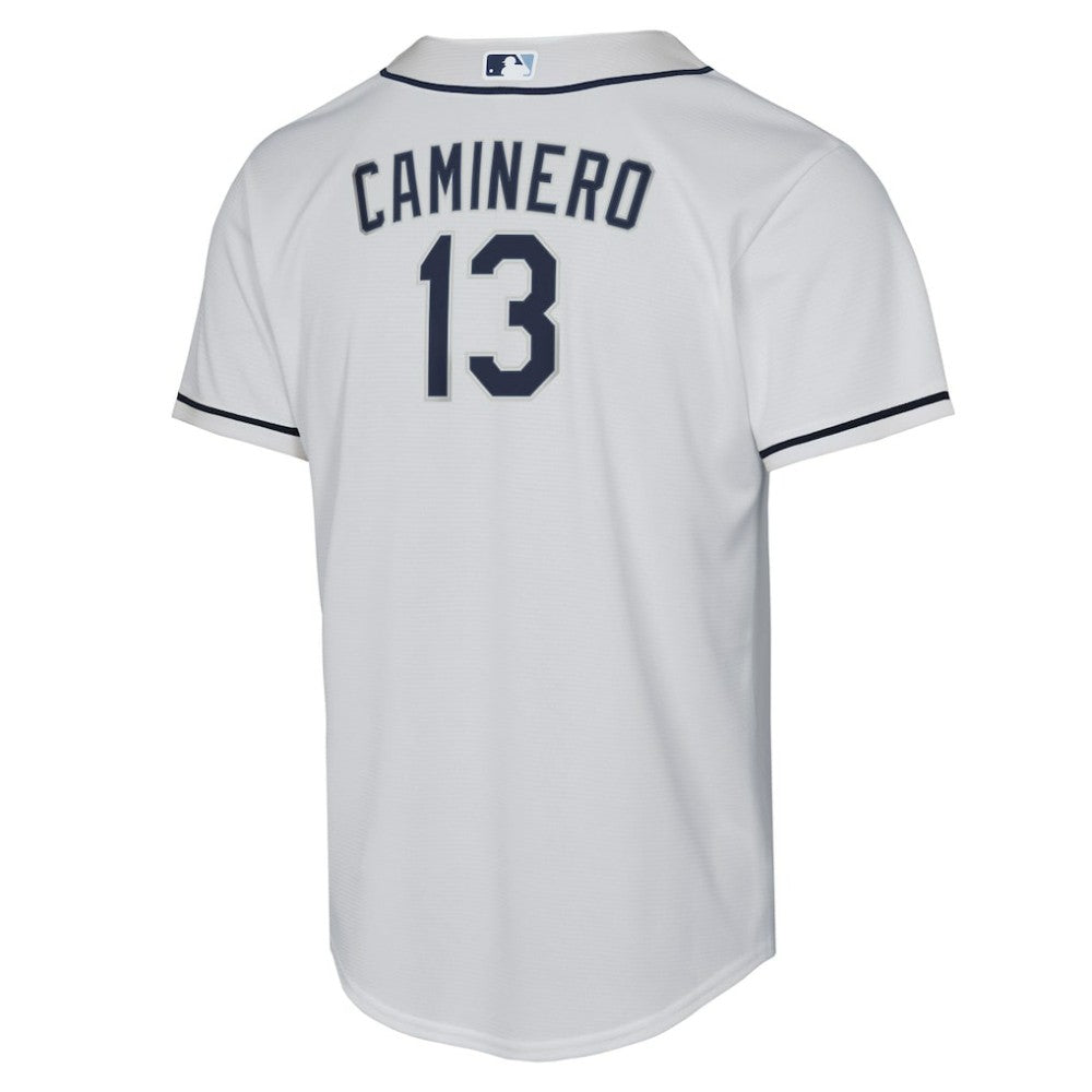 Junior Caminero Tampa Bay Rays Nike Youth Home Replica Player Jersey - White - Nike Discount
