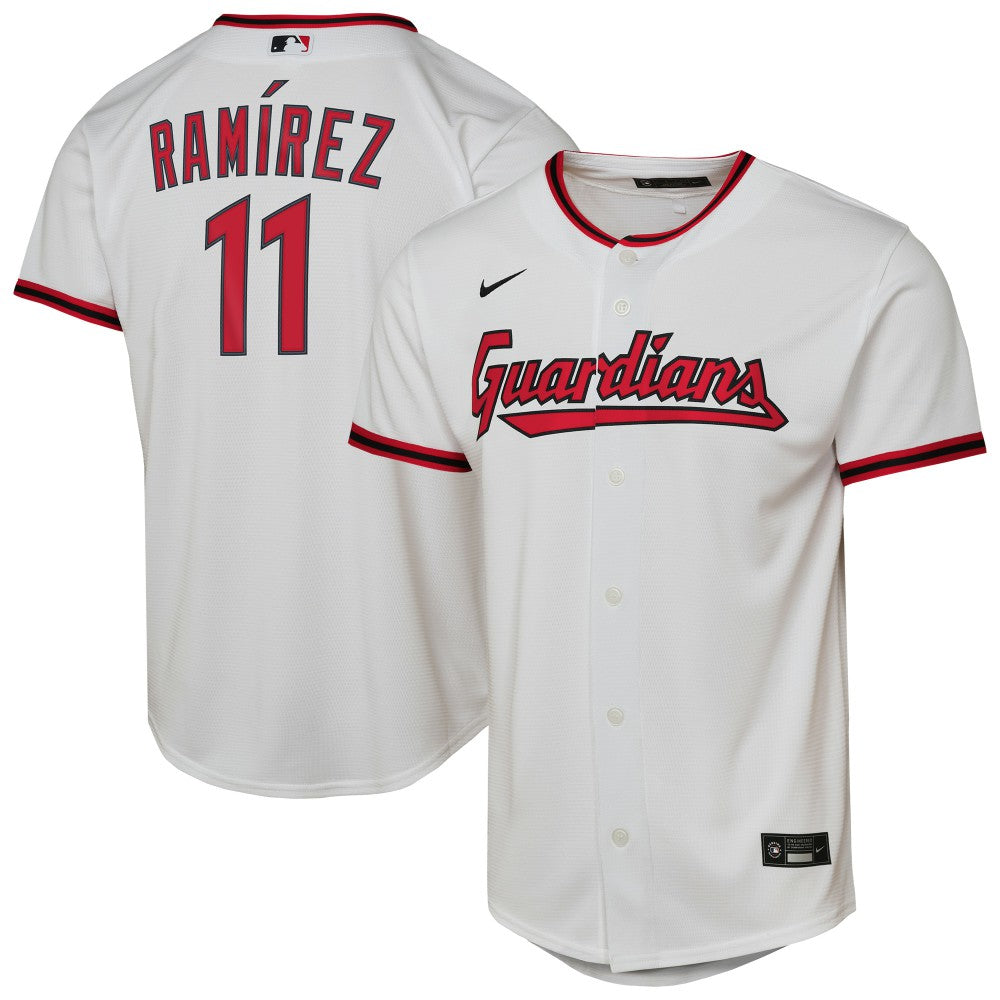 José Ramírez Cleveland Guardians Nike Youth Home Replica Player Jersey - White - Nike Online