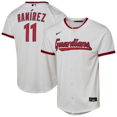 José Ramírez Cleveland Guardians Nike Youth Home Replica Player Jersey - White - Nike Online