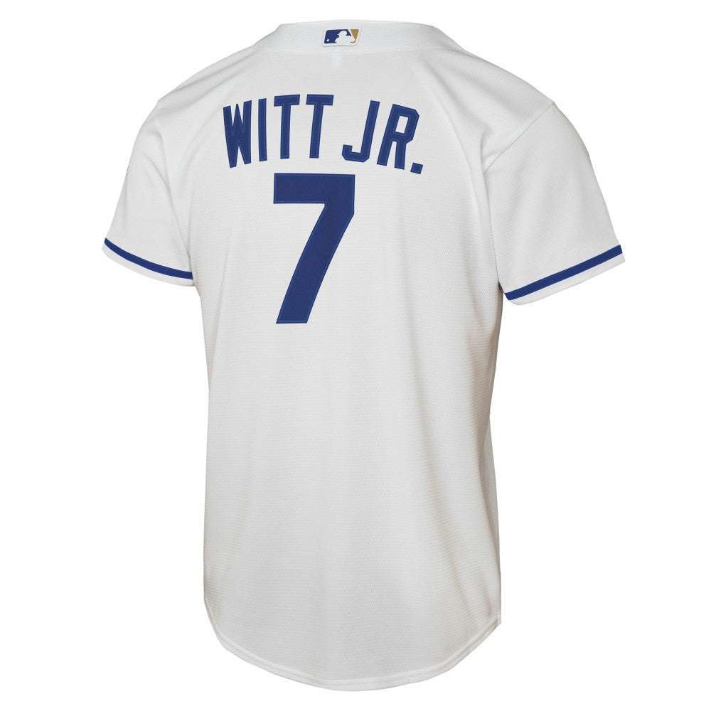 Bobby Witt Jr. Kansas City Royals Nike Youth Home Replica Player Jersey - White - Nike Sale