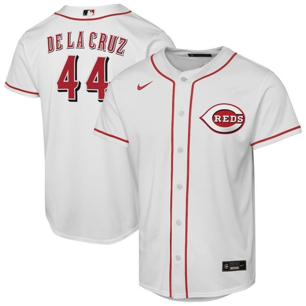 Elly De La Cruz Cincinnati Reds Nike Youth Home Replica Player Jersey - White - Nike Online