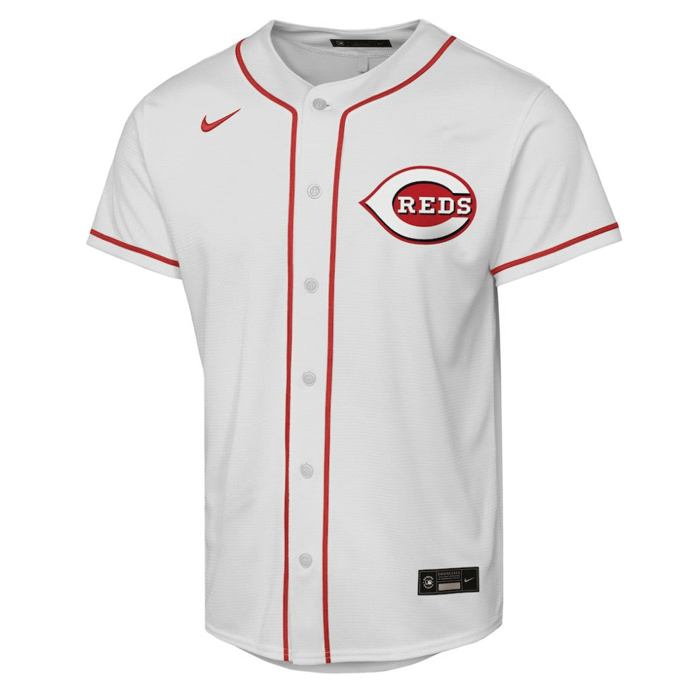 Elly De La Cruz Cincinnati Reds Nike Youth Home Replica Player Jersey - White - Nike Online