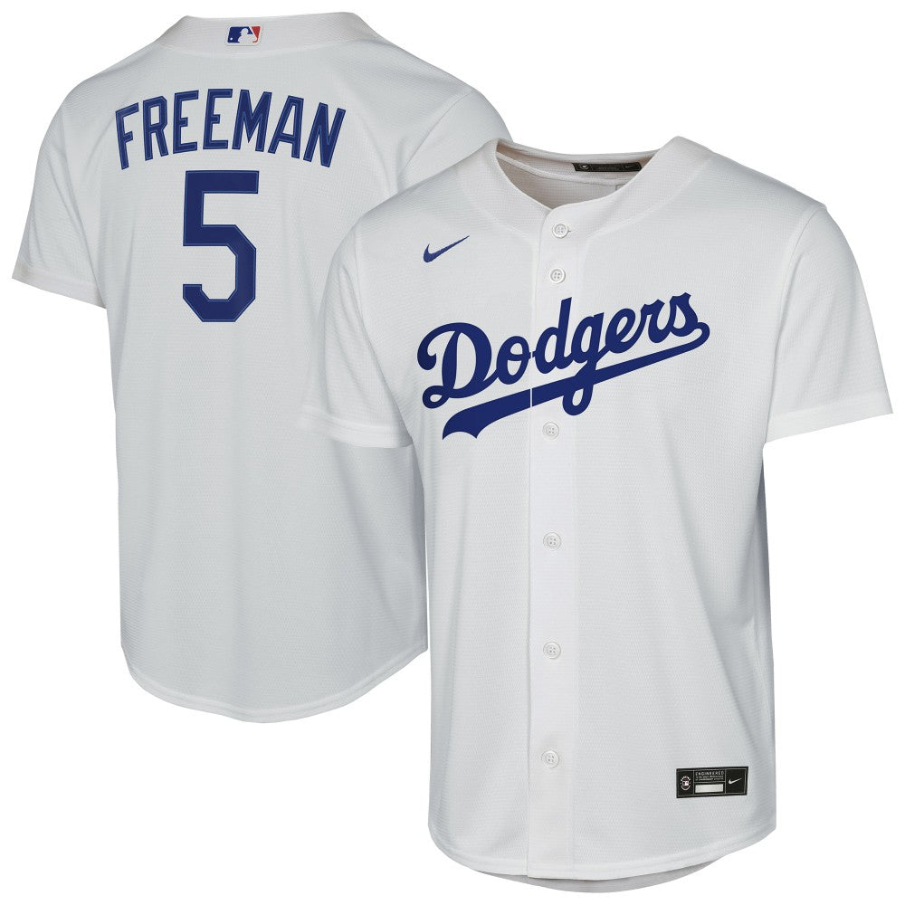 Freddie Freeman Los Angeles Dodgers Nike Youth Home Replica Player Jersey - White - Nike Lifestyle
