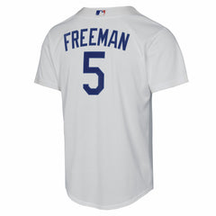 Freddie Freeman Los Angeles Dodgers Nike Youth Home Replica Player Jersey - White - Nike Lifestyle