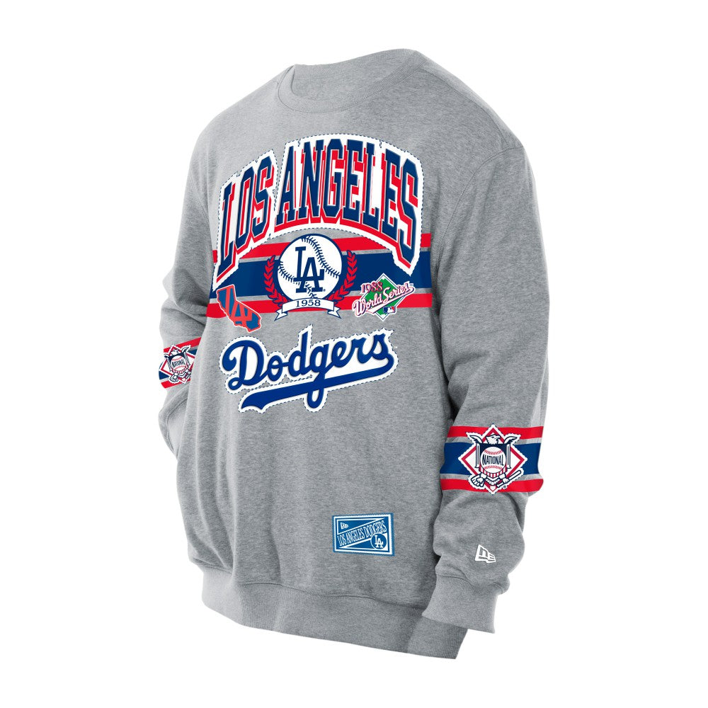 Los Angeles Dodgers New Era Sport Classics Sweatshirt - Gray - New Era Discount