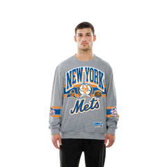 New York Mets New Era Sport Classics Sweatshirt - Gray - New Era Discount