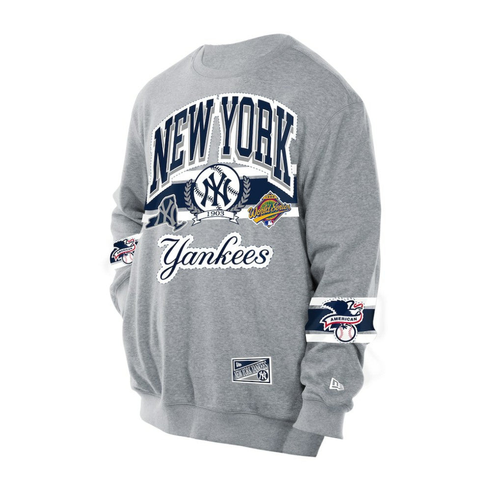 New York Yankees New Era Sport Classics Sweatshirt - Gray - New Era on Sale