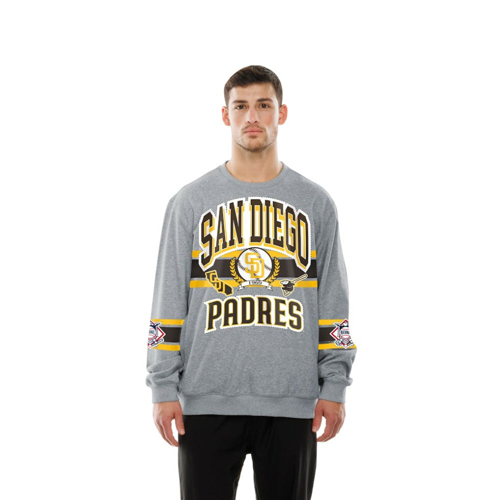 San Diego Padres New Era Sport Classics Sweatshirt - Gray - New Era Online