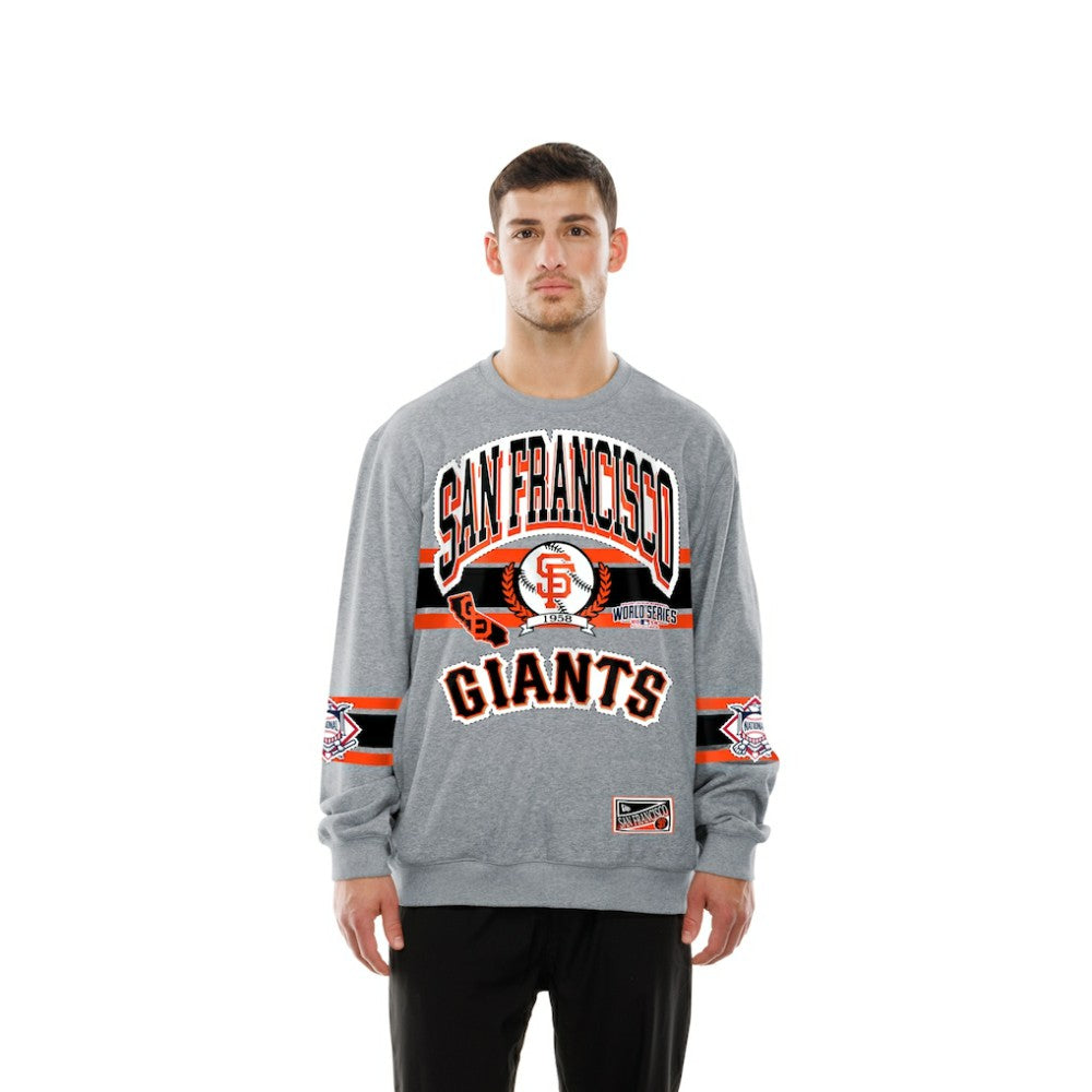 San Francisco Giants New Era Sport Classics Sweatshirt - Gray - New Era Discount