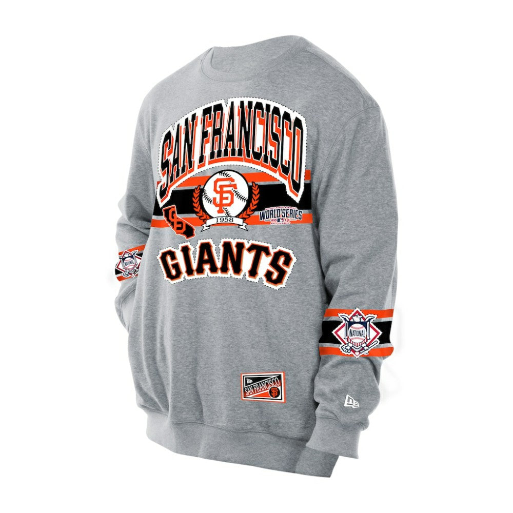 San Francisco Giants New Era Sport Classics Sweatshirt - Gray - New Era Discount