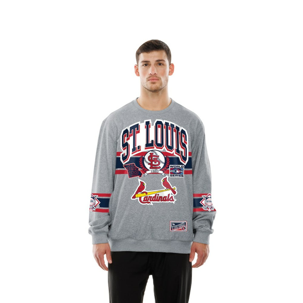 St. Louis Cardinals New Era Sport Classics Sweatshirt - Gray - New Era Lifestyle