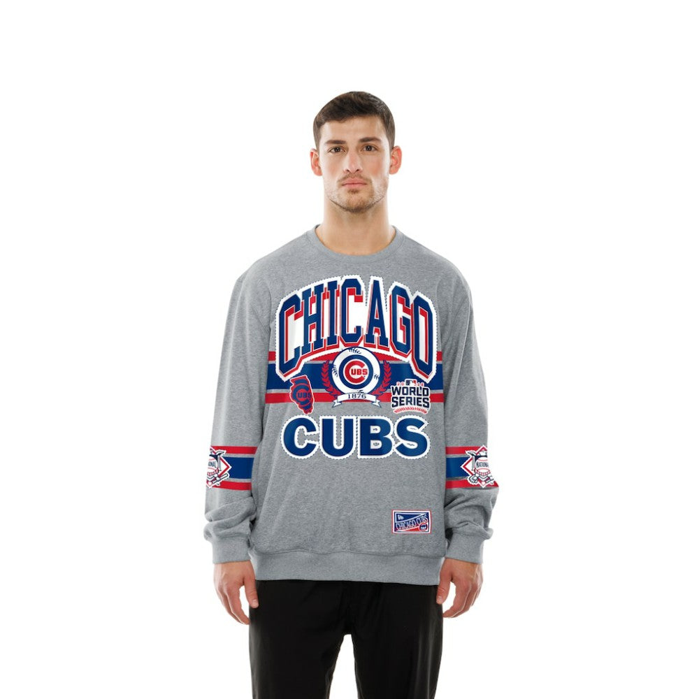 Chicago Cubs New Era Sport Classics Sweatshirt - Gray - New Era Discount