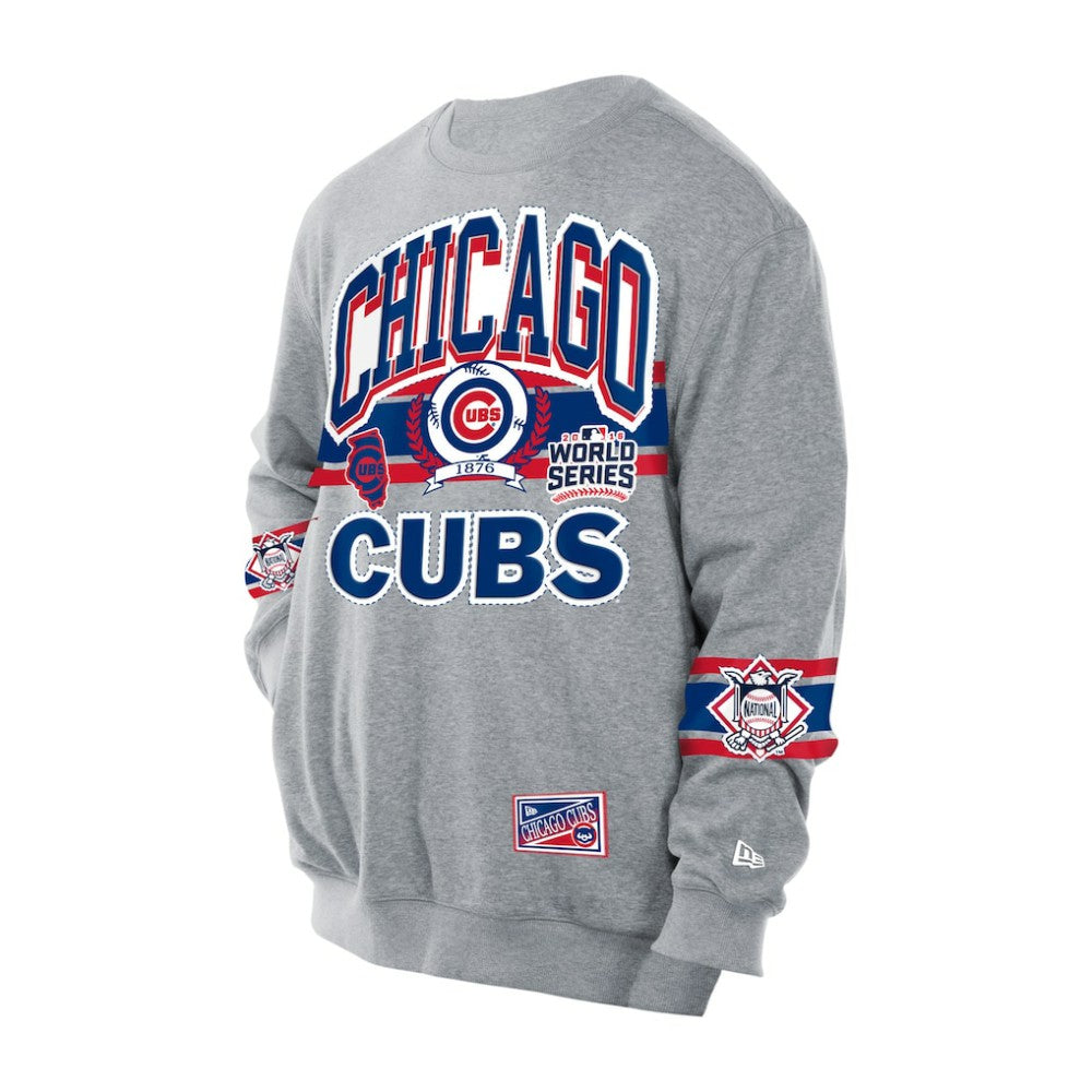 Chicago Cubs New Era Sport Classics Sweatshirt - Gray - New Era Discount