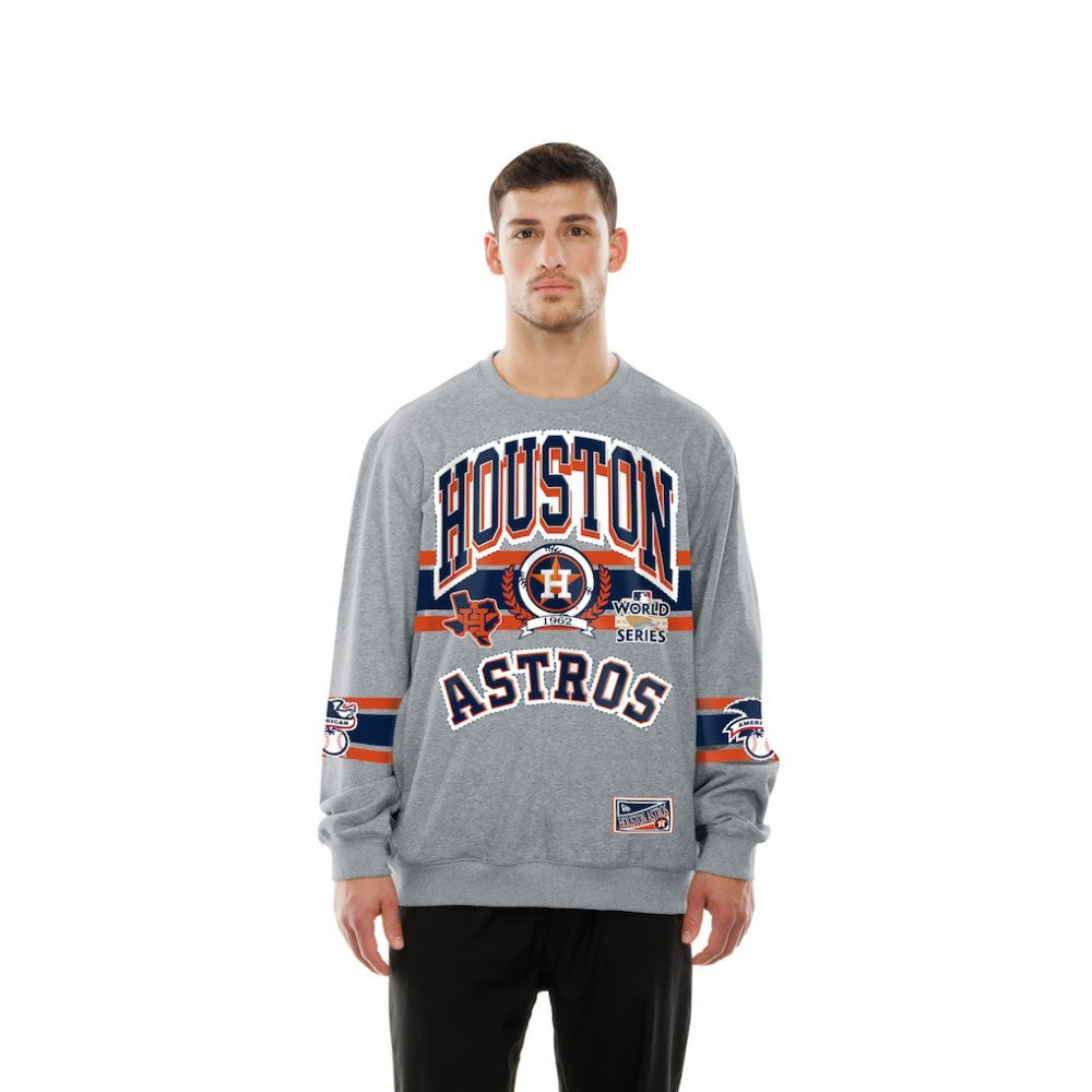 Houston Astros New Era Sport Classics Sweatshirt - Gray - New Era Discount