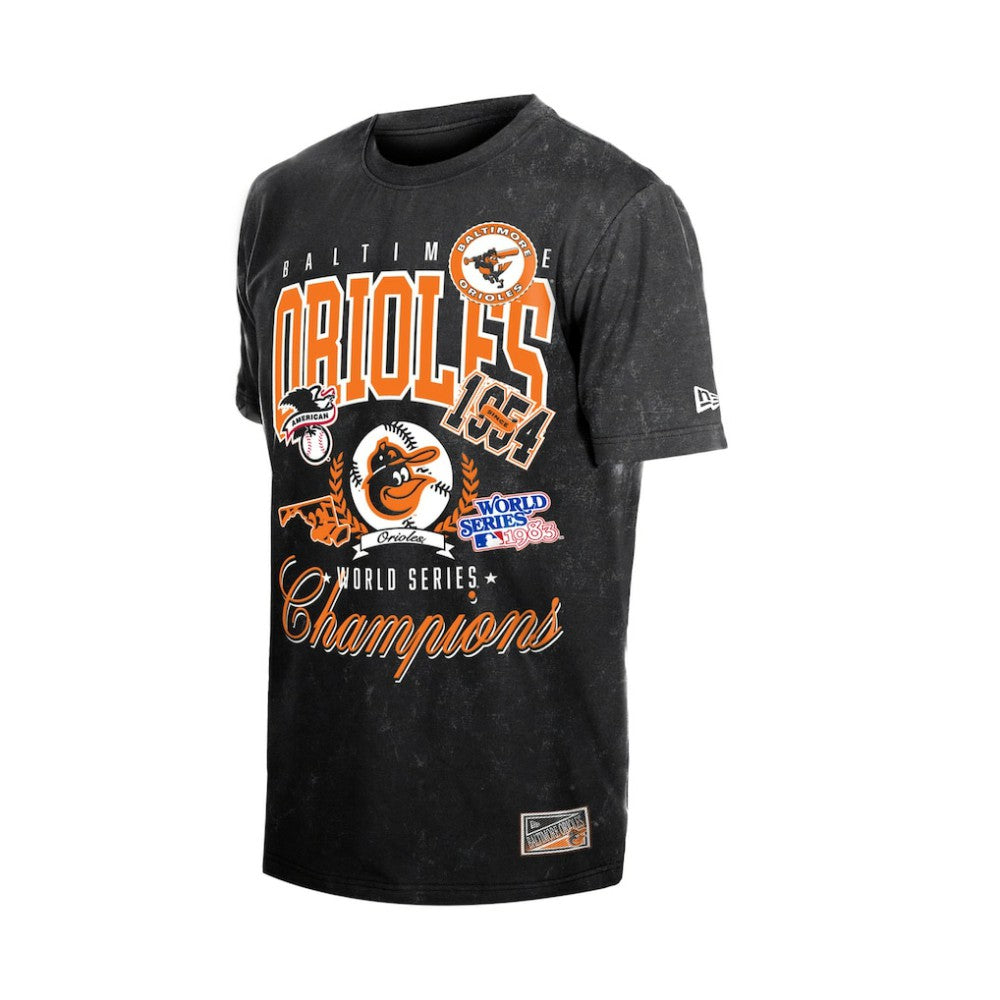 Baltimore Orioles New Era Mineral Wash T-Shirt - Black - New Era Sale
