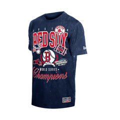 Boston Red Sox New Era Mineral Wash T-Shirt - Navy - New Era Discount