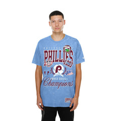 Philadelphia Phillies New Era Mineral Wash T-Shirt - Light Blue - New Era on Sale