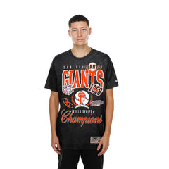 San Francisco Giants New Era Mineral Wash T-Shirt - Black - New Era Lifestyle