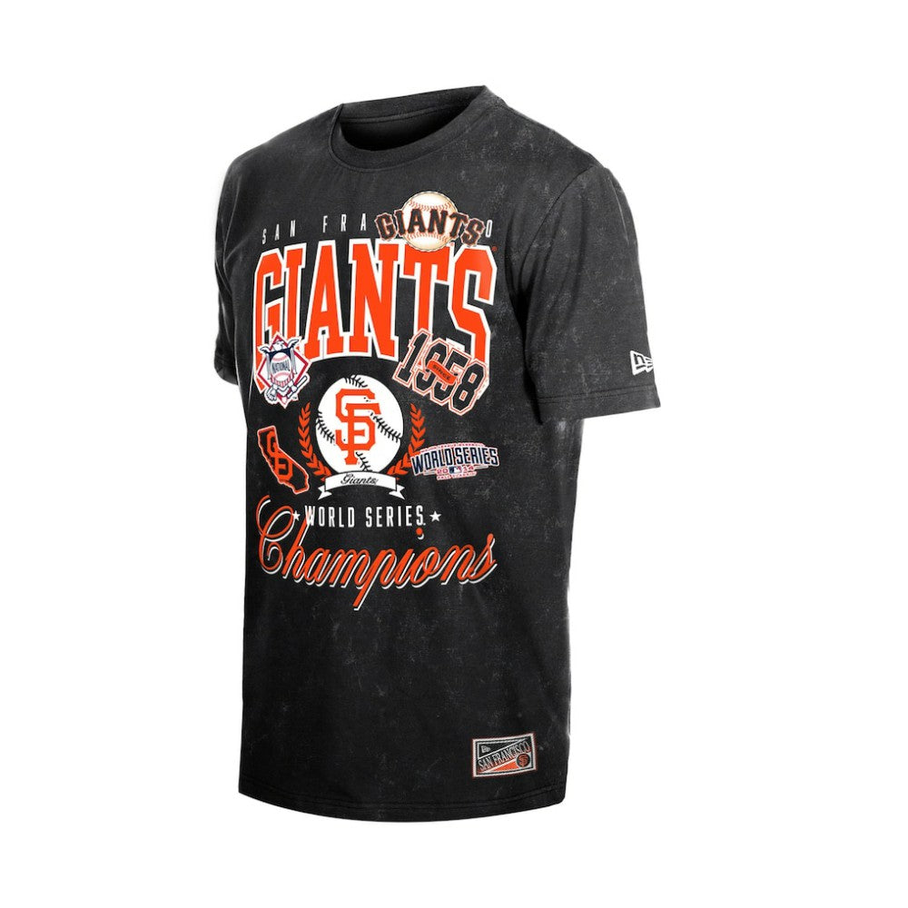 San Francisco Giants New Era Mineral Wash T-Shirt - Black - New Era Lifestyle
