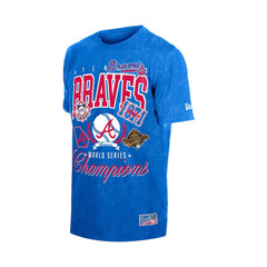 Atlanta Braves New Era Mineral Wash T-Shirt - Royal - New Era Sale