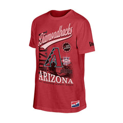 Arizona Diamondbacks New Era  Oversized Throwback Distressed T-Shirt - Red - New Era Online