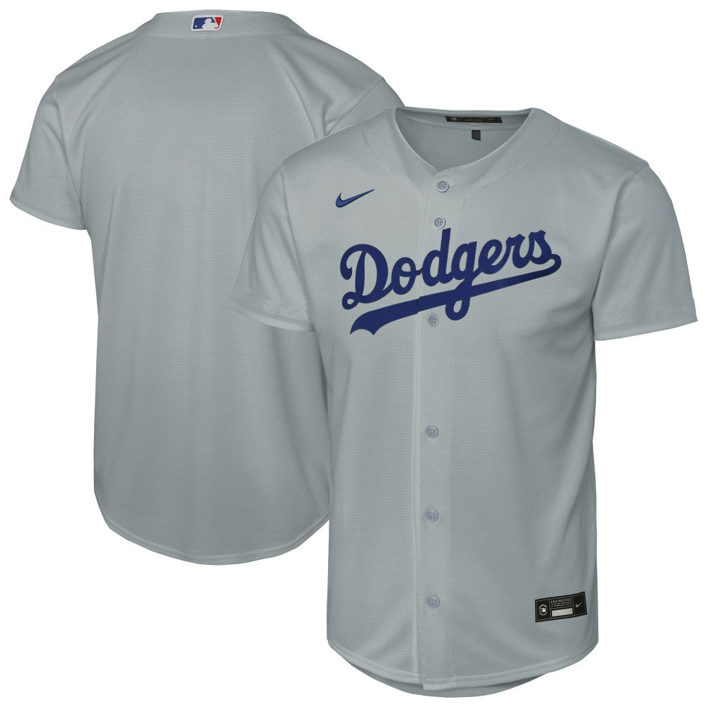 Los Angeles Dodgers Nike Youth Alternate Replica Jersey - Gray - Nike Sale