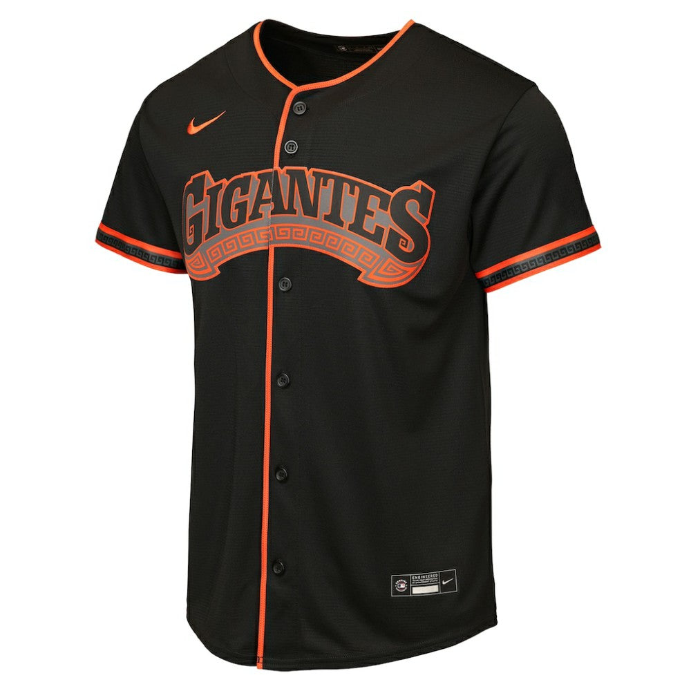 San Francisco Giants Nike Youth Alternate Replica Jersey - Black - Nike Discount