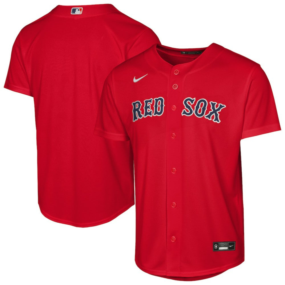 Boston Red Sox Nike Youth Alternate Replica Jersey - Red - Nike on Sale