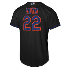 Juan Soto New York Mets Nike Youth Alternate Replica Jersey - Black - Nike Lifestyle