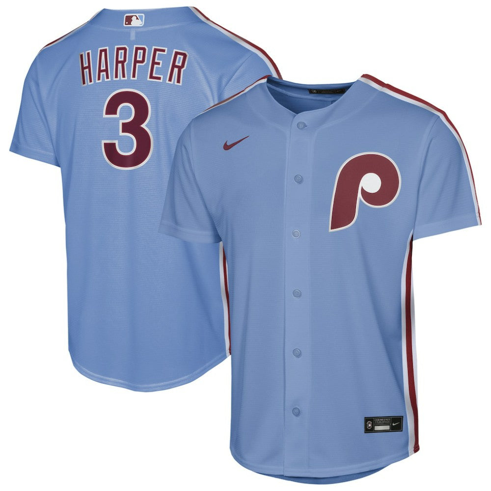 Bryce Harper Philadelphia Phillies Nike Youth Alternate Replica Jersey - Light Blue - Nike on Sale