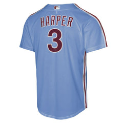 Bryce Harper Philadelphia Phillies Nike Youth Alternate Replica Jersey - Light Blue - Nike on Sale