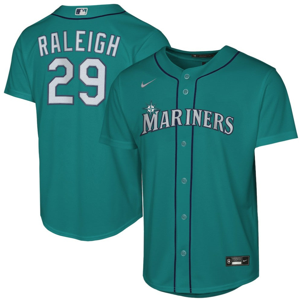 Cal Raleigh Seattle Mariners Nike Youth Alternate Replica Jersey - Teal - Nike Discount