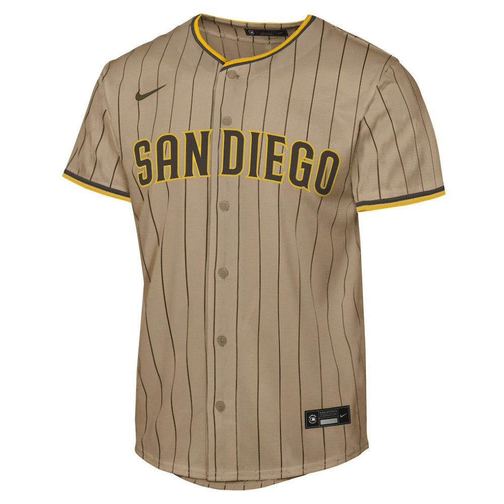 Fernando Tatis Jr. San Diego Padres Nike Youth Alternate Replica Jersey - Khaki - Nike Online