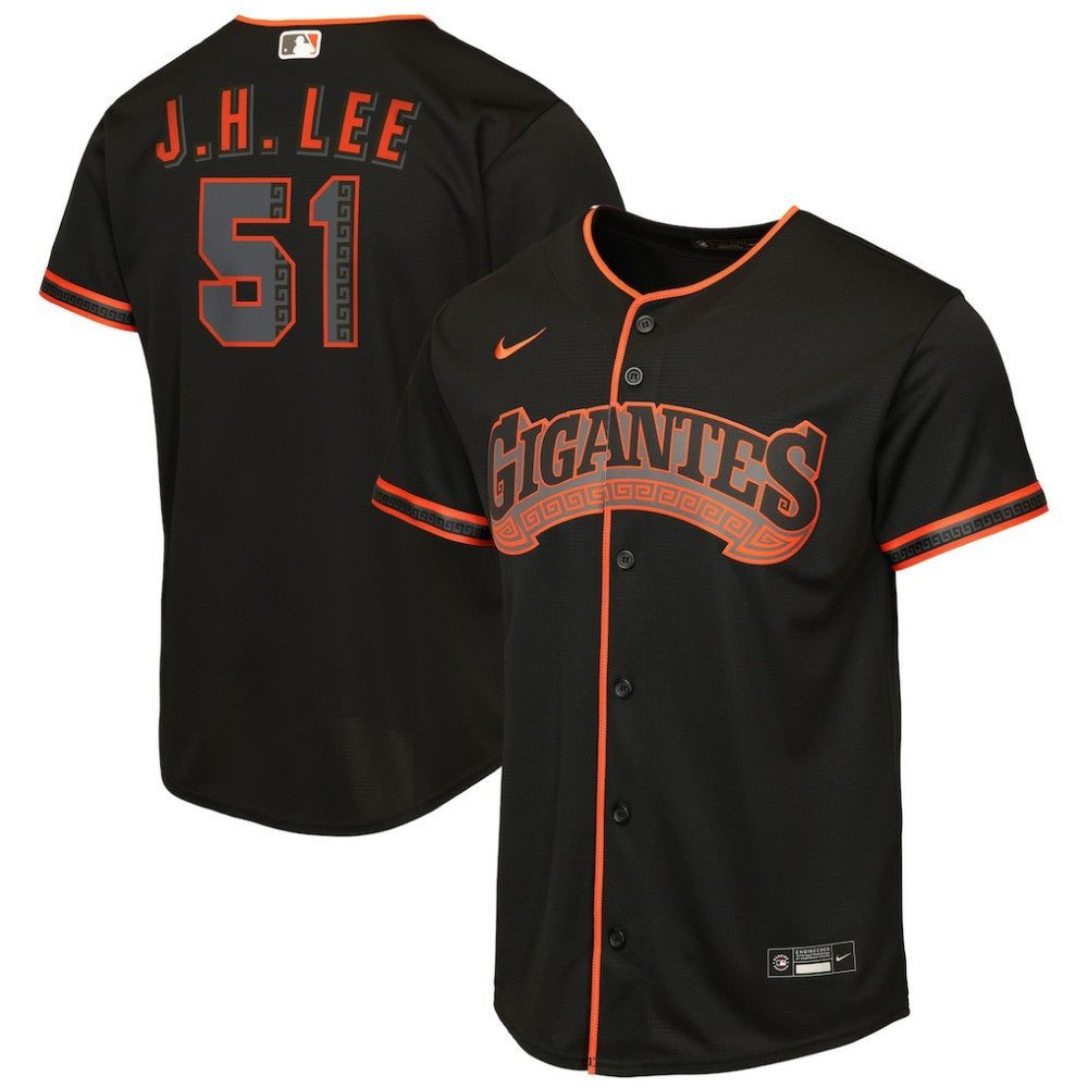 Jung Hoo Lee San Francisco Giants Nike Youth Alternate 2 Replica Jersey - Black - Nike Online