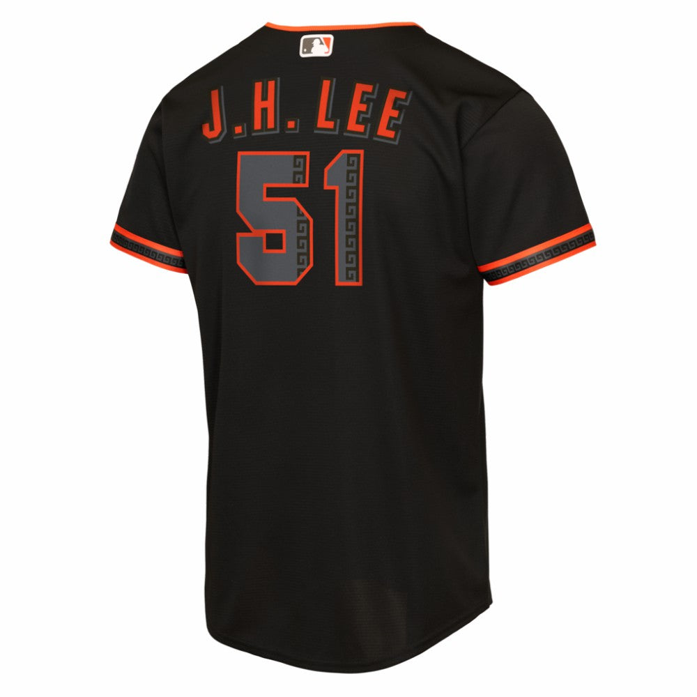 Jung Hoo Lee San Francisco Giants Nike Youth Alternate 2 Replica Jersey - Black - Nike Online
