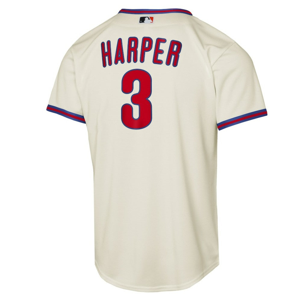 Bryce Harper Philadelphia Phillies Nike Youth Alternate 2 Replica Jersey - Cream - Nike Discount