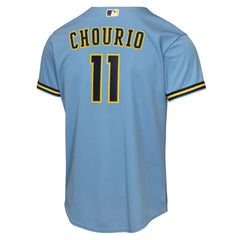 Jackson Chourio Milwaukee Brewers Nike Youth Road Replica Jersey - Light Blue - Nike Online
